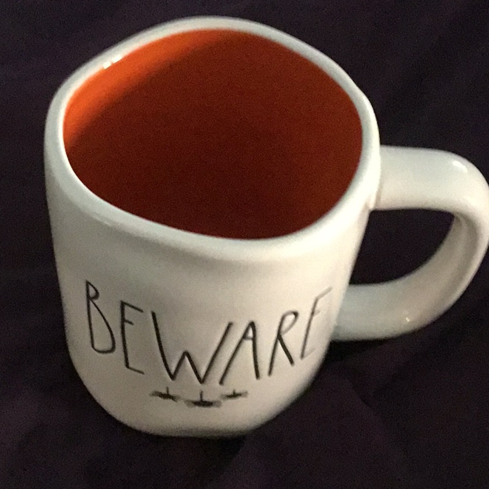 Rae Dunn BEWARE mug new